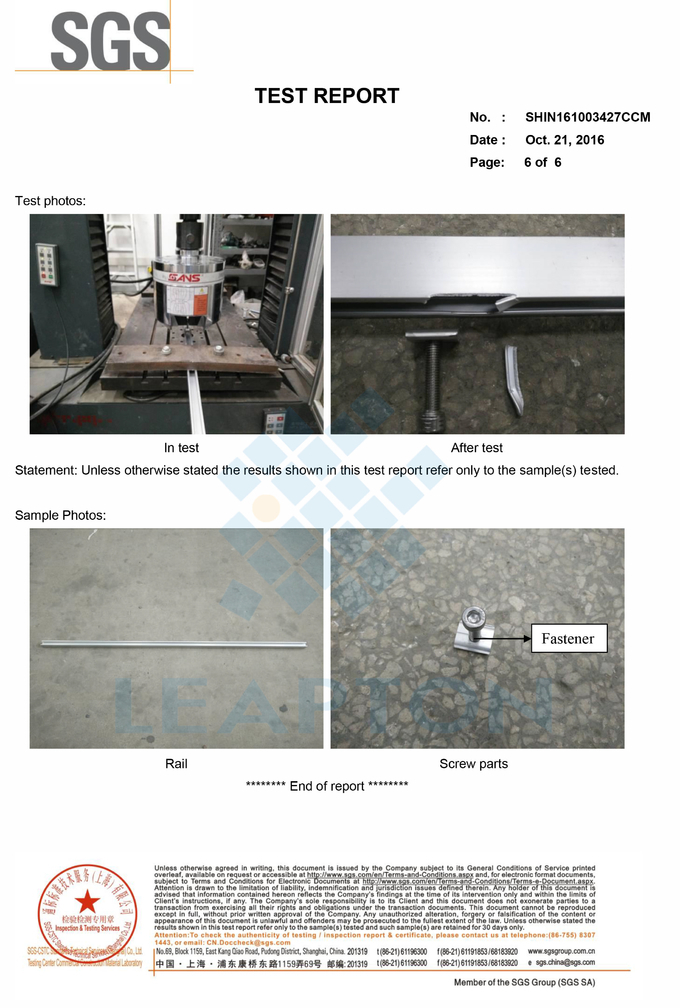 CPT αργιλίου ηλιακή Carport ηλιακή τοποθετώντας δομή 18 ενότητας χώρων στάθμευσης ηλιακή