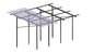 Pile Driven HDG Steel Solar Structure 60m/S Ground Mount Racking