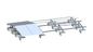 AL6005 SUS304 Flat Roof Mounting System Back To Back Ballasted Solar Racking