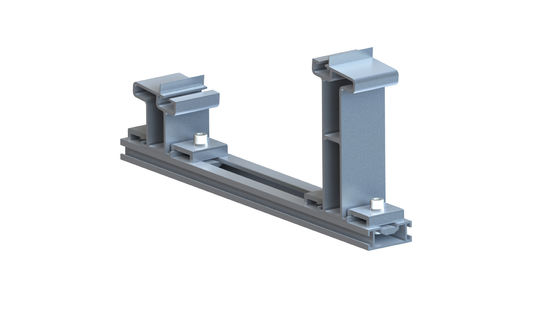 5 Grad gestaltetes Flachdach-Solarmontage-System-mit Ballast beladenes Dach-Berg-Solarhandelsracking